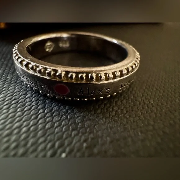 Alex’s Lemonade Silver Ring Size 7 - Picture 7 of 7